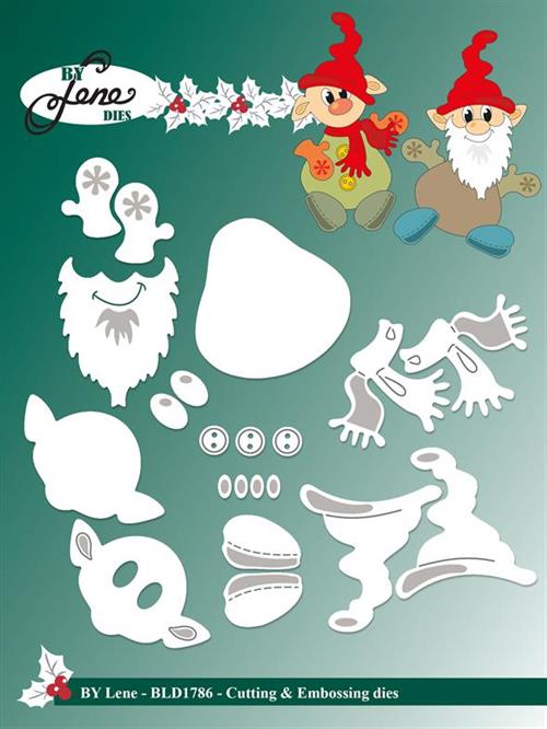 By Lene dies Gnomes Hue 3,9x4cm